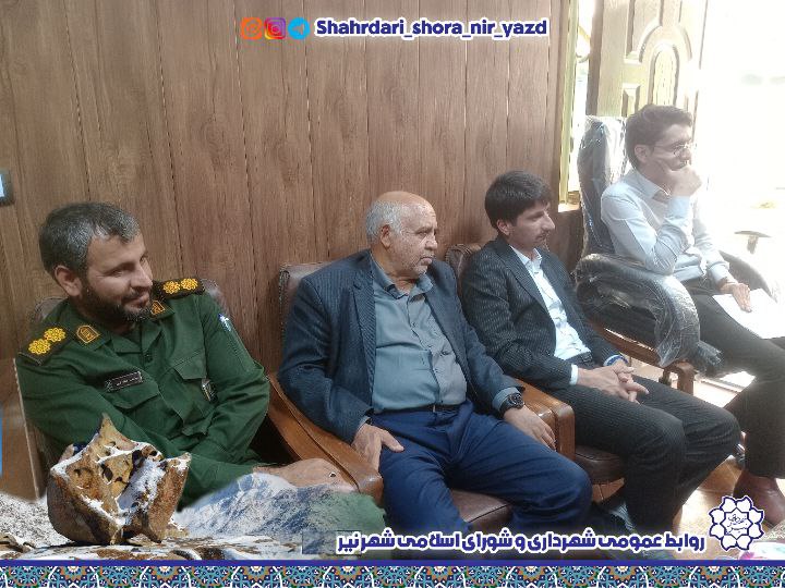 تقدیر شهردار نیر و مسئولین شهر نیر از کادر نیروی انتظامی شهر نیر